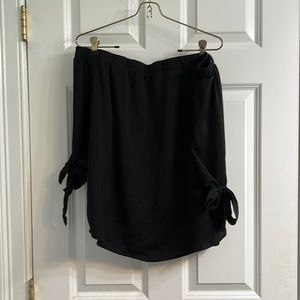 Apt 9 Black Off Shoulder top